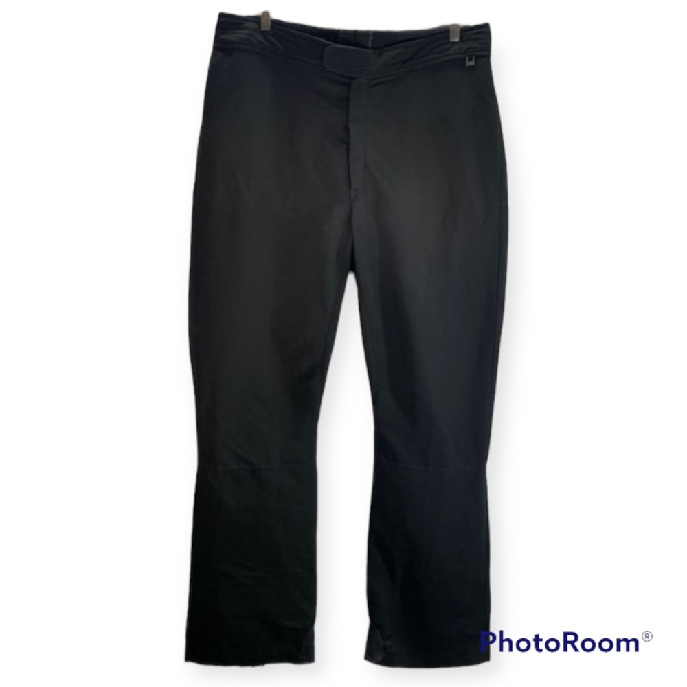 Mens vintage scholler of Switzerland black wool blend ski snow pants size 42